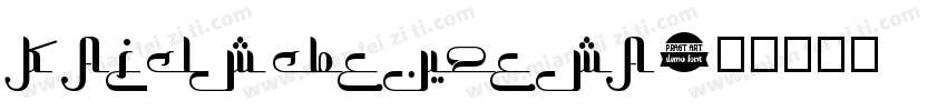 KARIM BENZEMA字体转换